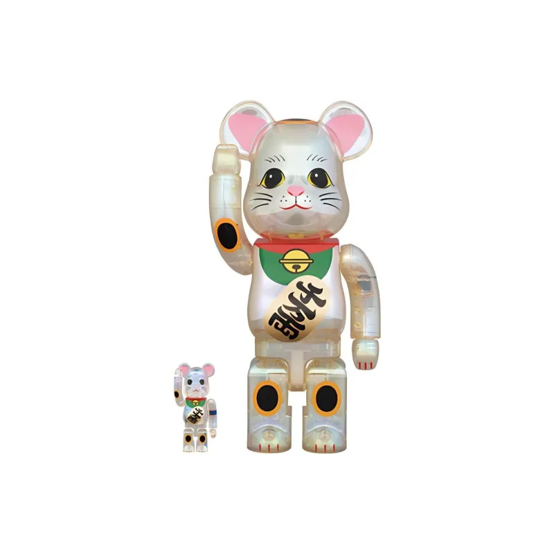 BE@RBRICK Maneki Neko Transparent Plating-0