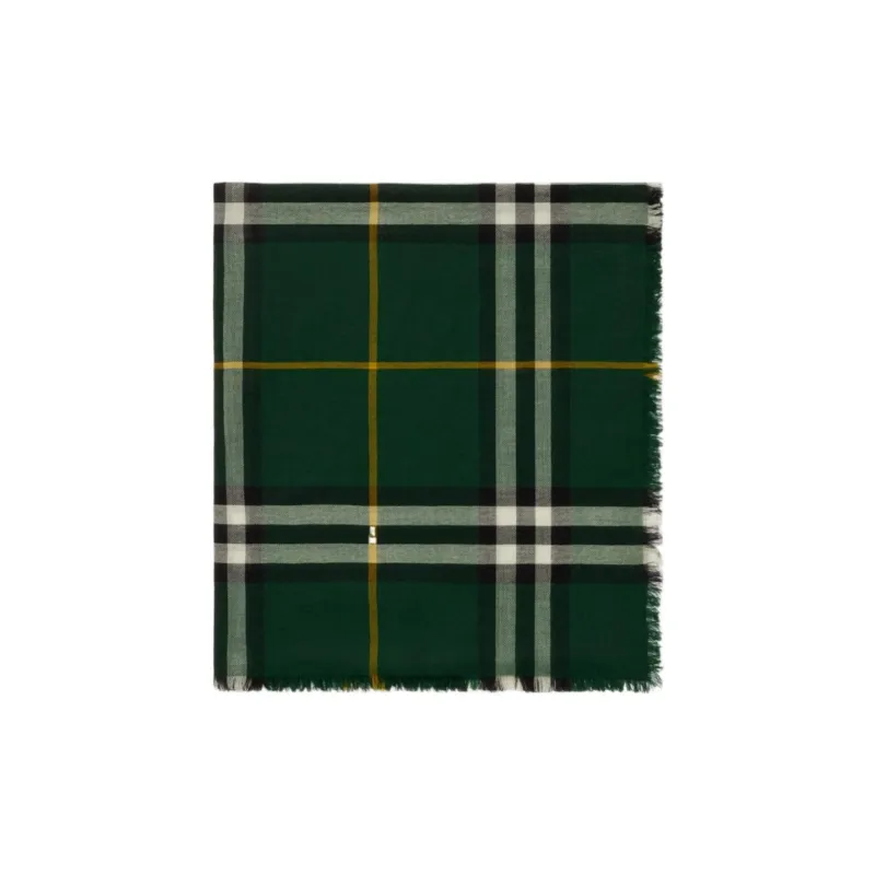 Burberry Check Wool Scarf-2