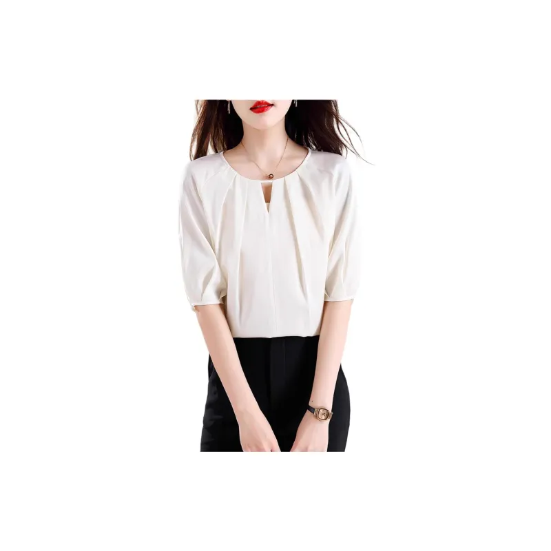 Yi Mengyuan Silk Chiffon Shirt Women's-1