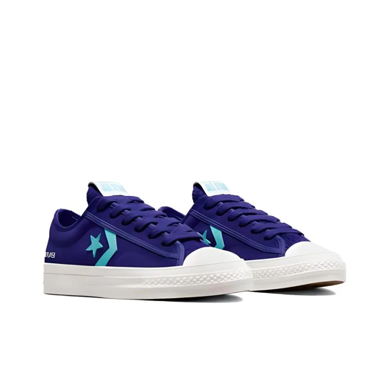 Converse Star Player 76 Slip Resistant Cushioning Abrasion Resistant Low Top Skateboard Shoes Unisex Purple-2