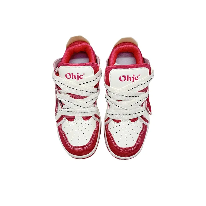 OHJC Denim Collection Slip-Resistant Cushioning Wear-Resistant Lightweight Low-Top Skateboard Shoes Unisex-15