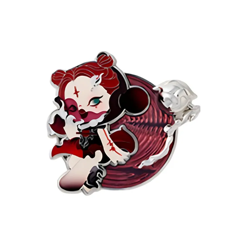 POP MART Skullpanda Sound Collection Refrigerator Magnets Blind Box Products Single Mystery Box/Full Box 12 Pcs-5