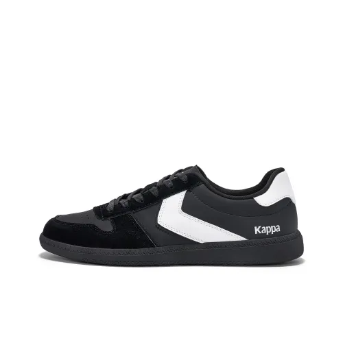 Kappa Sperry Back to Back Anti Slip Wear Resistant Low Top Skateboard Shoes Unisex Black