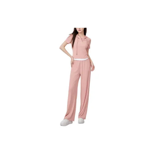 Love to serve Casual Suits Women's Soft Pink