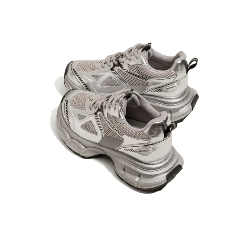 KODI Anti-Slip And Wear-Resistant Breathable Low-Top Chunky Sneakers Women's-3