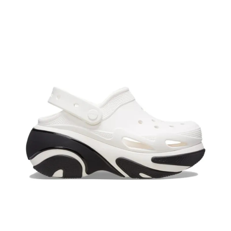 Crocs Bubble Crush Clog White Black-1