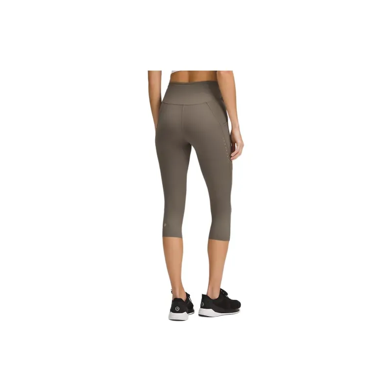 Lululemon Fast And Free High Rise Crop With Pockets 19' Sports Pants Women's-4