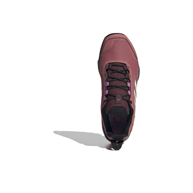Adidas Terrex Eastrail 2.0 Anti Slip Wear Resistant Low Top Hiking Shoes Women's Red White-4