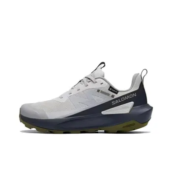 SALOMON Elixir ACTIV GTX Anti-Slip Wear-Resistant Low-Top Trekking Shoes Women's White Gray Black