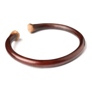 Ryukyu Chicken Blood Rattan Bangles Unisex Bloodwood