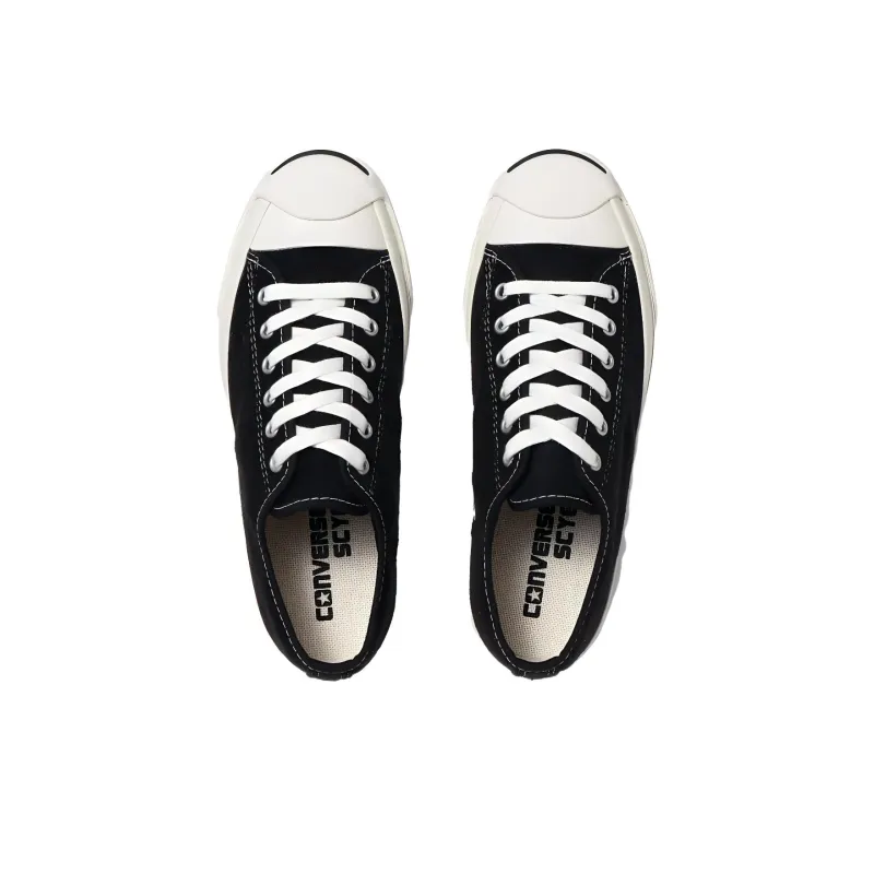 Converse Jack Purcell RET/SC Anti Slip Wear Resistant Low Top Skateboard Shoes Unisex Black White-3