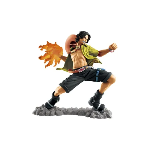 BANDAI Limited Edition One Piece 20th Anniversary Luffy Portgas D. Ace Whitebeard And Katakuri Scale Figures
