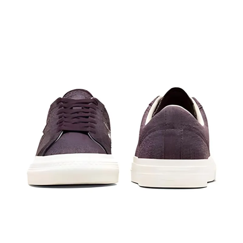 Converse One Star Pro Low 'Washed Canvas Black Cherry'-3