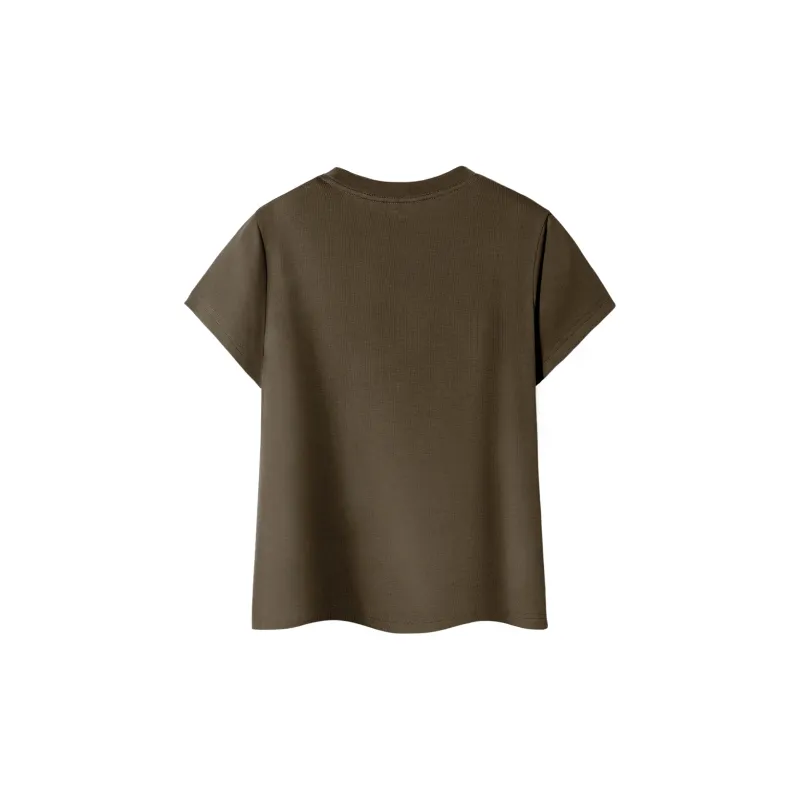 PSO Brand Puppy Series Trendy Brand Trendy Drop Shoulder Top Short Sleeved T Shirts Unisex-42