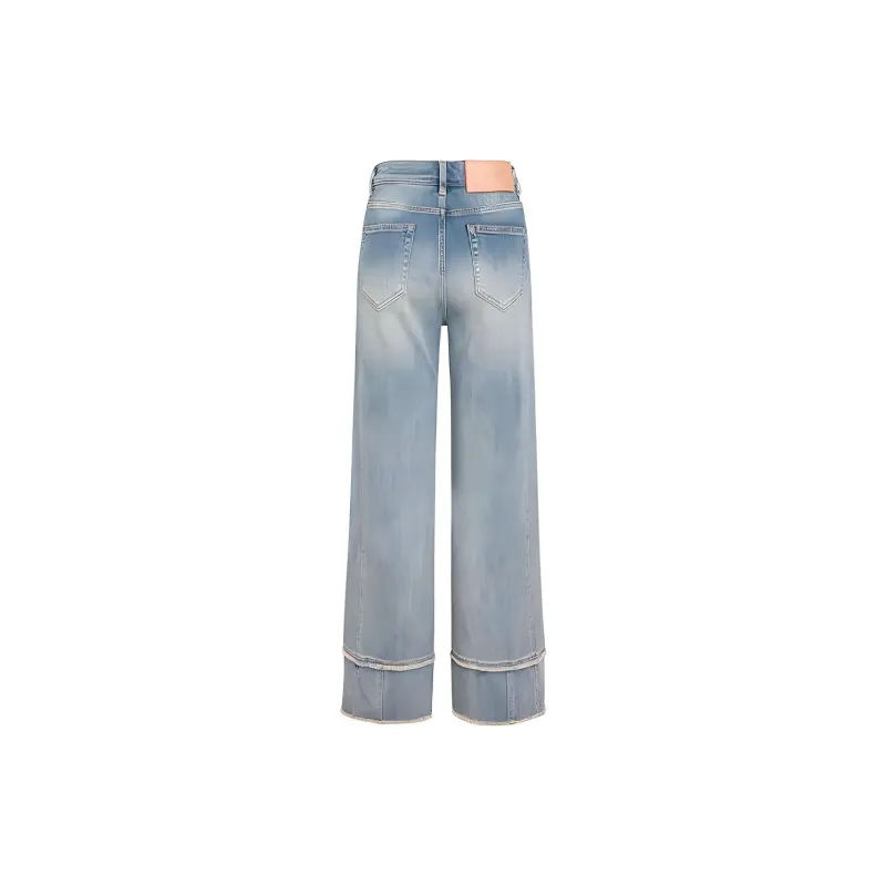 LIUREGALI Jeans Women's Light Blue-1