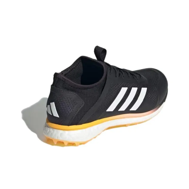 Adidas Anti-Slip Wear-Resistant Low-Top Training Shoes Women's Black White Yellow-2
