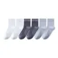 5524[6 Pack]2 White, 2 Gray Blue, 2 Light Gray