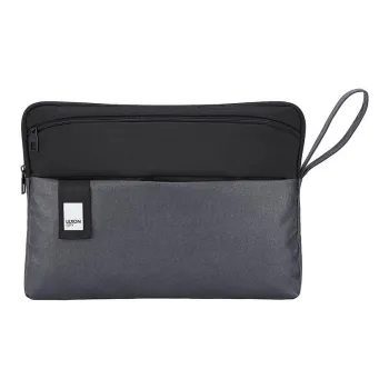 LEXON Polyester Clutch Regular Men's Black & Blue