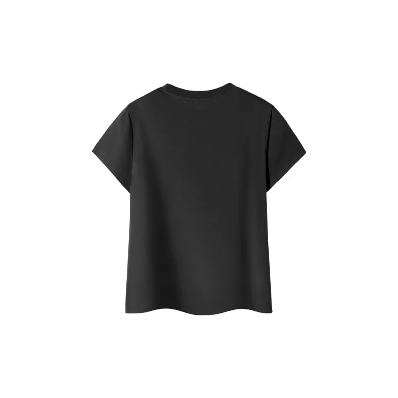 PSO Brand Puppy Series Trendy Brand Trendy Drop Shoulder Top Short Sleeved T Shirts Unisex-34