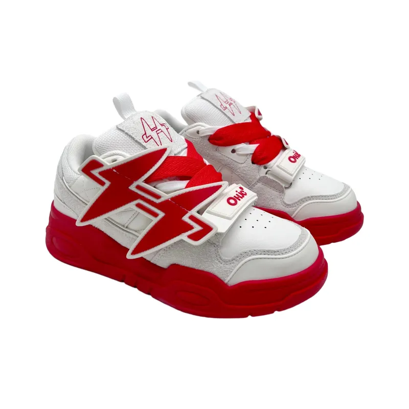 OHJC Slip-Resistant Cushioning Abrasion-Resistant Low-Top Skateboard Shoes Unisex-26