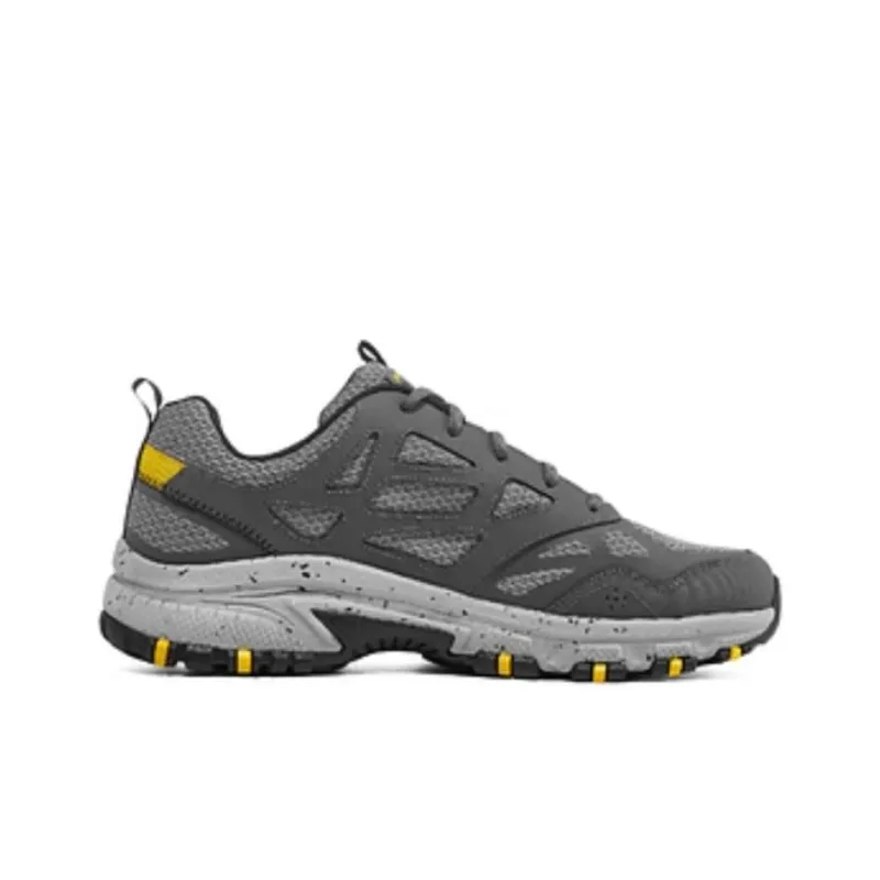 Skechers Hillcrest Low Top Casual Shoes Men's Gray Black-1