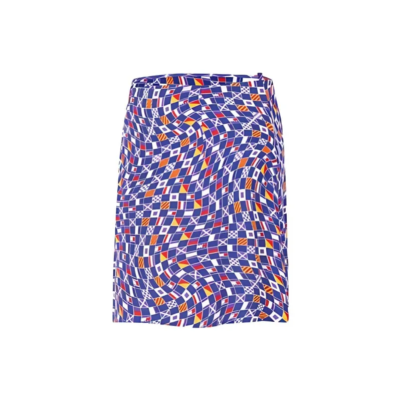 Tommy Hilfiger Casual Short Skirts Women's Red White Blue Plaid 0G0-1