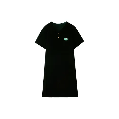 Gui'er Short-Sleeved Dresses Women's Black