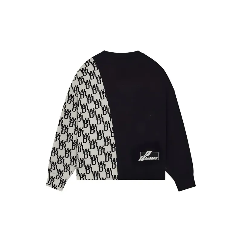 WE11DONE WD1 Graphic Mix Logo Sweater-1