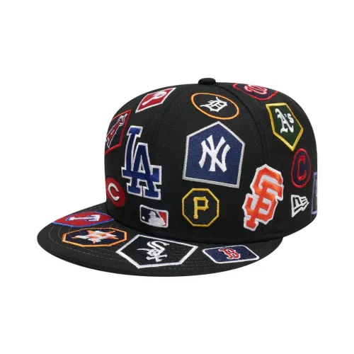 New Era Wool Baseball Caps Unisex Black