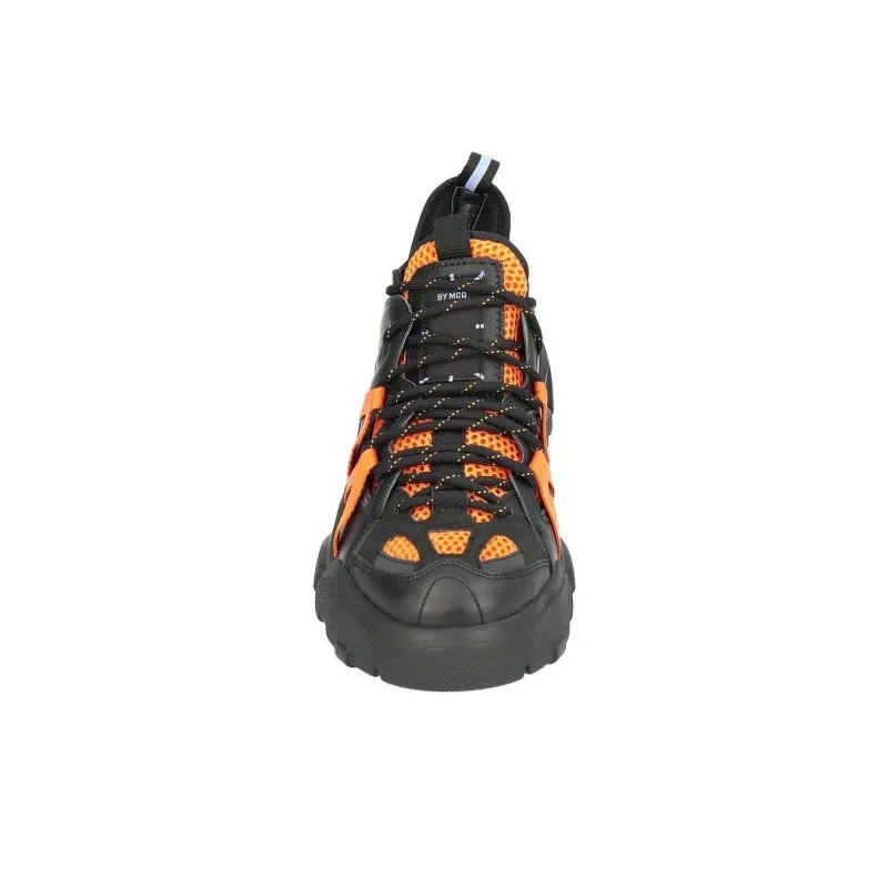 Alexander McQueen Low Top Casual Shoes Men's Orange Black-4