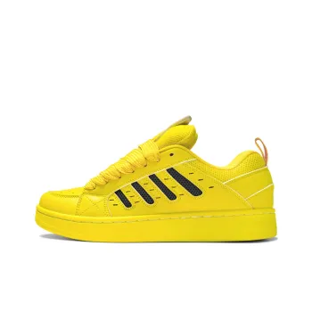 BXGY Blissful Joy Puffy Shoes Durable Lightweight And Breathable Low Top Skateboard Shoes Women's Yellow Black