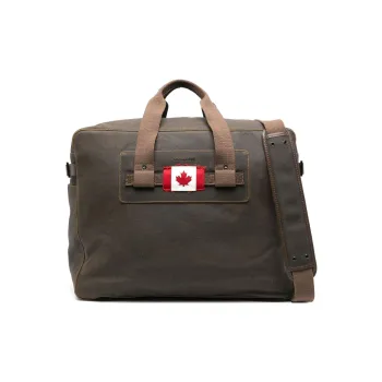 DSQUARED 2 Canadian Flag Appliqué Holdall Bag