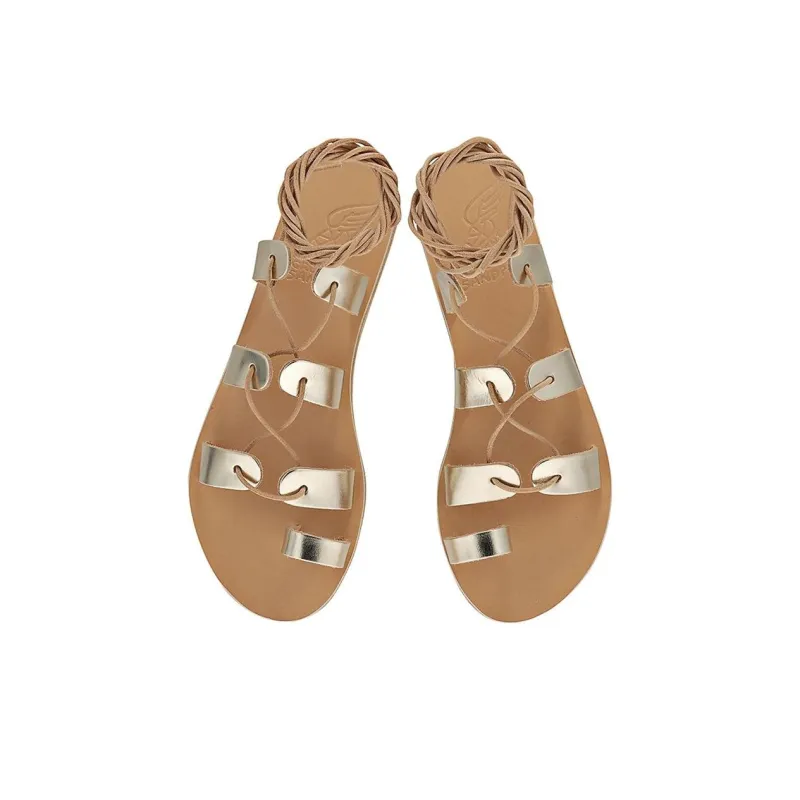 ANCIENT GREEK SANDALS Roman Sandals Women's Gold-3