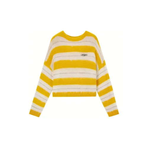 URLAZH Sweaters Women's Lemon