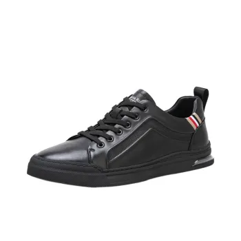 OCEANIA ROO Large Australian Kangaroo Anti-Slip Wear-Resistant Low-Top Casual Shoes Men's Black
