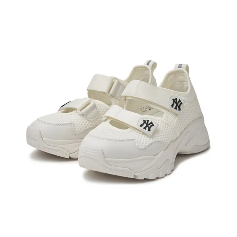 MLB Sandal Chunky Mask Abrasion Resistant Low Top Casual Shoes Women's White-2