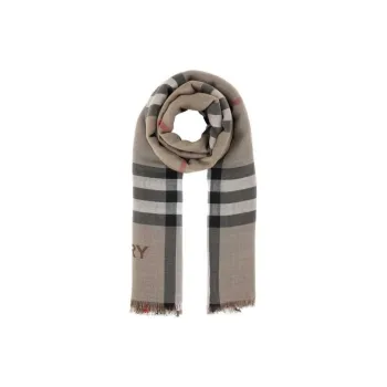 Burberry Check print Wool silk Scarf
