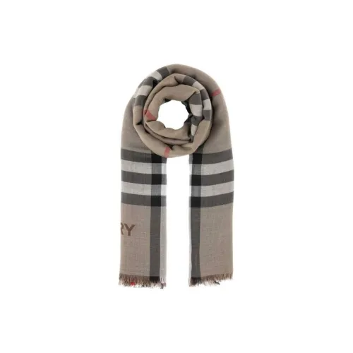 Burberry Check print Wool silk Scarf