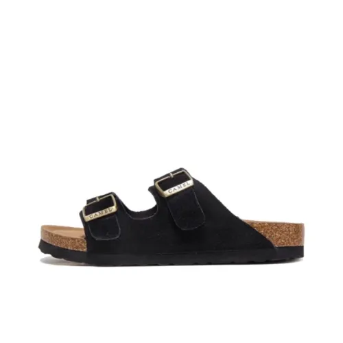 CAMEL Slide Slippers Women's Black