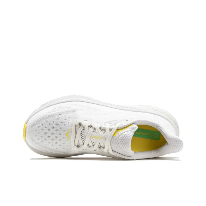 HOKA ONE ONE Clifton 9 White Lemonade-2
