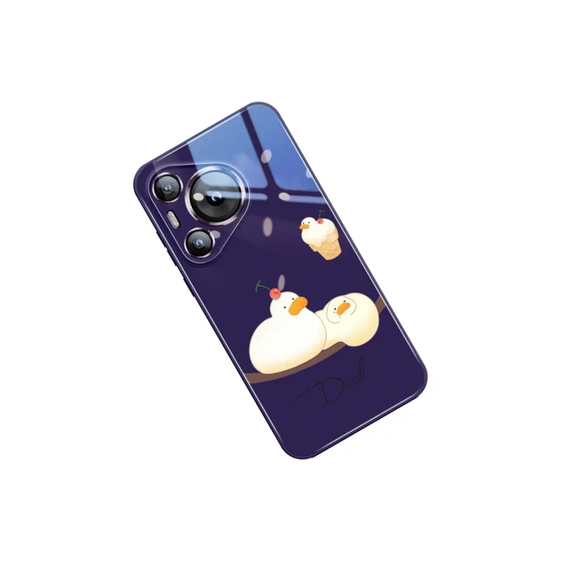 Sen Dog Glass Material Cute Creative High End Phone Cases Compatible With HUAWEI Pura70/70Pro/70Pro+/70ULTRA-26