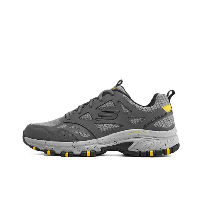 Skechers Hillcrest Low Top Casual Shoes Men's Gray Black-0