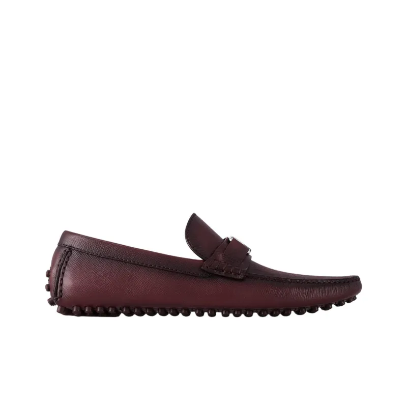 LOUIS VUITTON Hockenheim Gommino Loafers Men's Brown-1