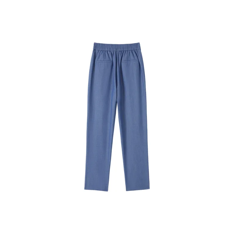 0571 Family Casual Pants Women's Blue-1