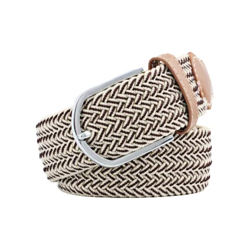 Mulinsen Canvas Elastic Casual Stretch Pin Buckle Woven Belt Unisex
