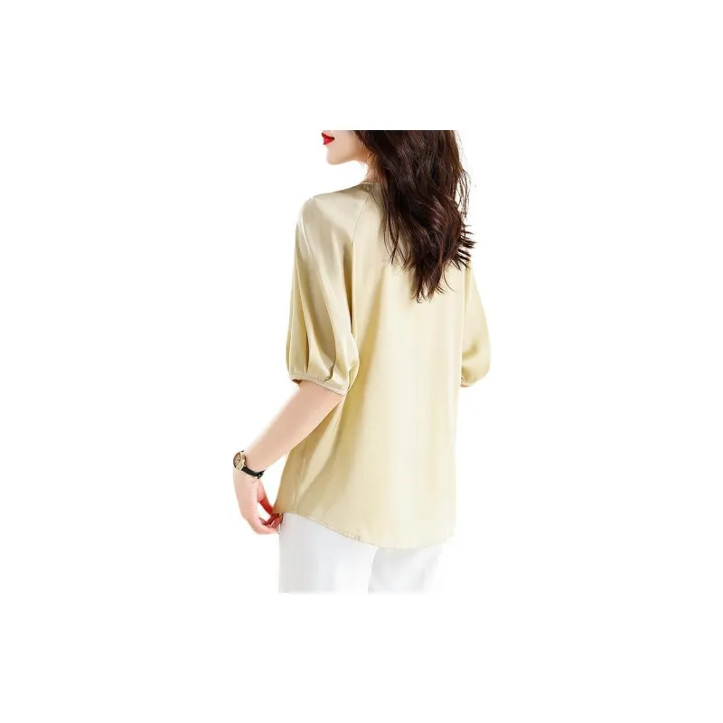 Yi Mengyuan Silk Chiffon Shirt Women's-6
