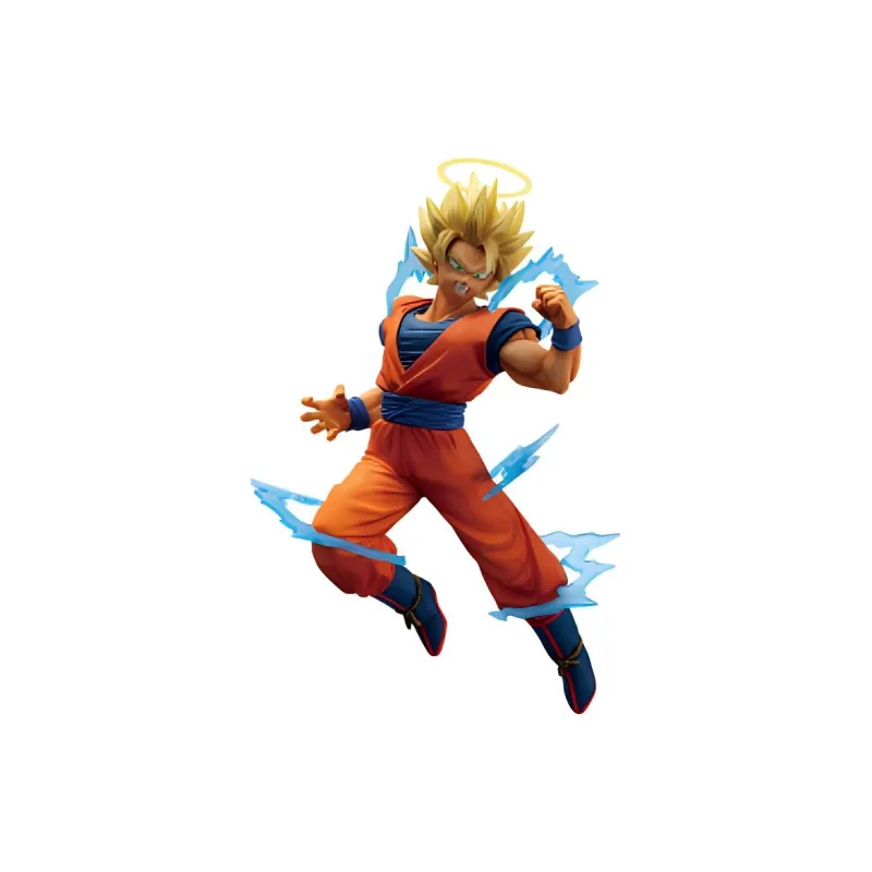BANPRESTO Dragon Ball Z Dokkan Battle Collab Super Saiyan 2 Goku Figure Orange-1