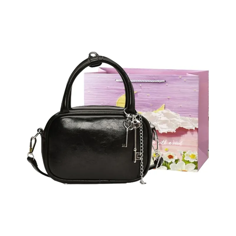 Bansusu PU Handbag, Shoulder Bag, Crossbody Bag Regular Women's Pearl White/Silver/Black/Red-9