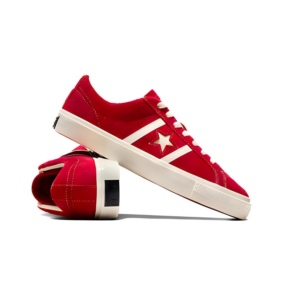 One star converse red best sale