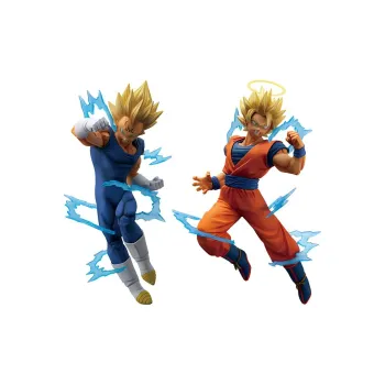 BANPRESTO Dragon Ball Z Dokkan Battle Collab Super Saiyan 2 Goku Figure Orange